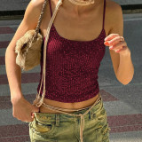 Sexy Sequin Sling Tank Tops LJSF-T6121112X