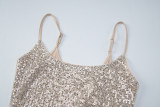 Sexy Sequin Sling Tank Tops LJSF-T6121112X