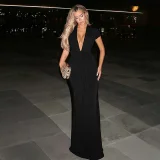 Deep V Neck Solid Color Maxi Dress LJSF-D5B20973X