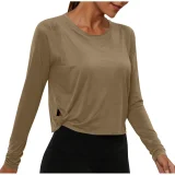 Solid Color Long Sleeve T Shirt GYZY-6703