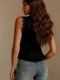 V Neck Sleeveless Tops GXBQ-772