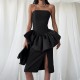 Sexy Wrap Chest Tops Two Piece Skirts Set GPBY-SU8326