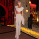 Pleated V Neck Casual Two Piece Pants Set GXBQ-K24S55002
