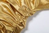 Sexy Sequin Wrap Chest Bodysuit  GZJQ-K6K01768A