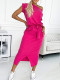 Casual Sport Knits Split T Shirt Dress GHYX-Y2312