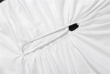 Ruched Hollow Out Mini Dress GZJQ-K25D90718