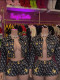 Single Breasted Printed Embroidered Denim Jacket And Shorts Set CH-88030