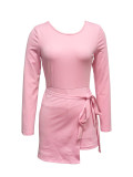 Solid Color Backless Yoga Romper YH-9024