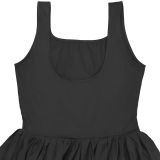 Solid Color Sleeveless Ruched Mini Dress BY-7658