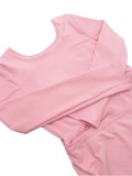 Solid Color Backless Yoga Romper YH-9024
