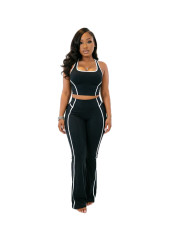 Sleeveless Tank Top Flare Pants Suit CM-60405