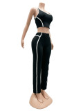 Sleeveless Tank Top Flare Pants Suit CM-60405