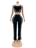 Sleeveless Tank Top Flare Pants Suit CM-60405