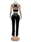 Sleeveless Tank Top Flare Pants Suit CM-60405