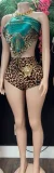 Pre Order: About 7 work days shipping Sexy Wrap Chest Top Shorts Suit YUEM-202612