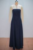 Lace Sling Stripe Big Swing Maxi Dress GANY-LB2923