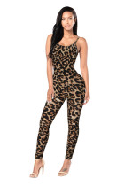 Print Backless Sling Tight Jumpsuit MZ-2011-1