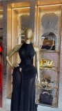 Sleeveless Pleated Slim Maxi Dress GCNE-73599