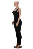 Sleeveless Solid Color Jumpsuit MZ-S2802