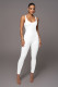 Sleeveless Solid Color Jumpsuit MZ-S2802