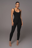 Sleeveless Solid Color Jumpsuit MZ-S2802