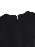 Irregular Tassel Short Sleeve Maxi Dress GKEN-ADR051151