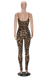 Print Backless Sling Tight Jumpsuit MZ-2011-1
