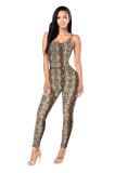 Print Backless Sling Tight Jumpsuit MZ-2011-1