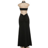 Backless Tube Top Maxi Dress DLSF-K6D03208A