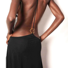 V Neck Mesh Backless Sexy Maxi Dress XEF-K6D04329A