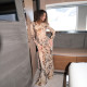 Long Sleeve Print Backless Maxi Dress DLSF-K6D03238A