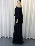 Solid Color Half Sleeve Two Piece Pants Set GWDS-260322