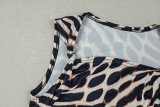 Sexy Print Tie Up Sling Mini Dress GJYO-JD305082
