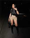 VIP1 Print Short Sleeve Shorts 2 Piece Set GYZY-9022
