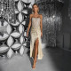 Sexy Sequin High Split Tube Top Dress CYA-902301