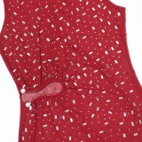 Sleeveless Hot Drill Maxi Dress CYA-902259