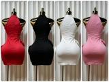 3D Rose Sleeveless Mini Dress GADE-9391
