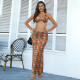 Hollow Out Bead Chain Print Two Piece Skirts Set GYME-K6D03739A