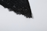Lace Shawl-Neck Strapless Solid-Color Two-Piece Dress Set GYME-K25S88244