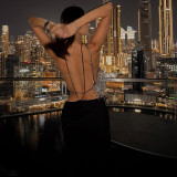 Sleeveless Backless Maxi Dress GYME-K6D01030A