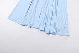 Solid Color Backless Maxi Dress GYME-K6D03508A
