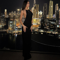 Sleeveless Backless Maxi Dress GYME-K6D01030A