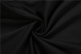 V Neck Patchwork Halterneck Tie Up Seventh Jumpsuit GZJQ-K6Q05199A
