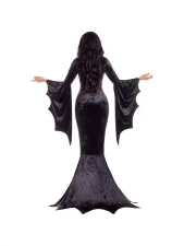 Velour Bat Sleeve Slim Fishtail Dress GYEF-XG091-A2