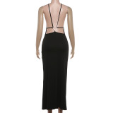Sleeveless Backless Maxi Dress GYME-K6D01030A
