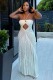 Tassel Knits Sling Beach Maxi Dress ZSD-0347