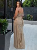 Tassel Knits Sling Beach Maxi Dress ZSD-0347