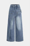 Fashion Irregular Patchwork Straight Jeans GYLN-0010