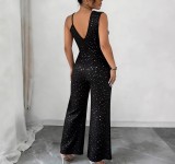 Sleeveless Irregular Sling Loose Jumpsuit GFMA-TE2657