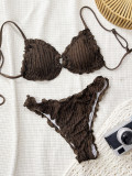 Sexy Halterneck Tie Up Bikinis 2 Piece Swimsuit CSYZ-G513R